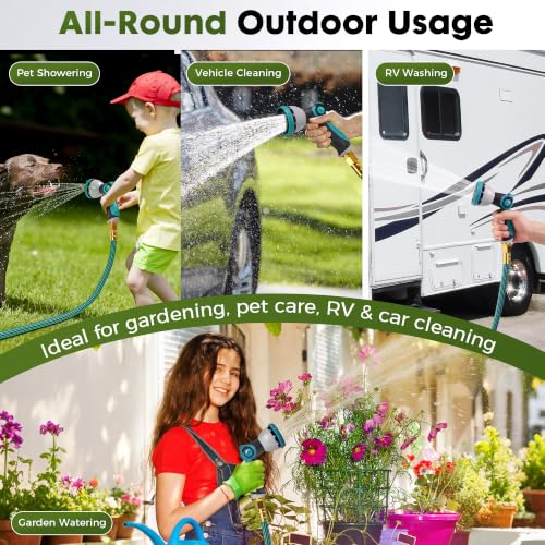 Garden Hose 25FT, Lightweight Flexible Water Hose