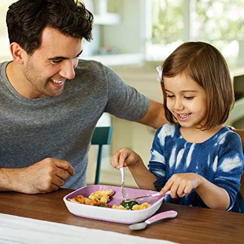 Munchkin® Splash™ Toddler Fork, Knife and Spoon Utensil Set, 6 Pack, Pink/Purple - style: Pink/Purple Utensils
