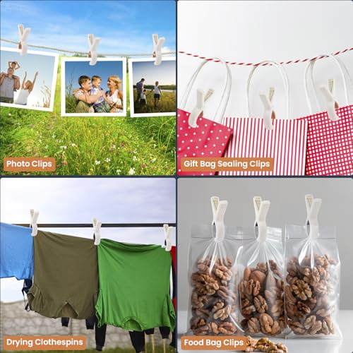 32 PCS 3.7'' Garden Clips Greenhouse Clamps - Large Greenhouse Clips, Heavy Duty Clip for Plant Cover & Shade Cloth on Garden Hoop, Large Open Strong Grip Clamps for Plant Support Netting Cover Film