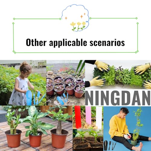 Garden Shovel Hand Tools Transplanting Potting Bonsai Soil Scoop Plastic Succulent Kits,Mini Garden Plant Care Shovel Soil (Blue) - color: Blue