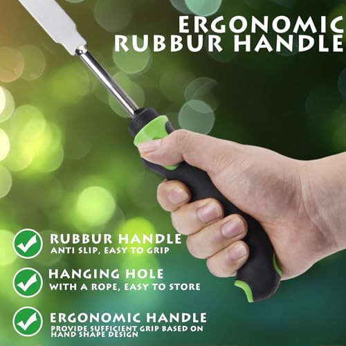 Weed Puller Tool 3pcs, 2026 New Portable Weeder Tool, Weeding Tool with Stainless Steel, Garden Tools for Plant & Weeding, Crack Weeder Tool, Weed Remover Tool for Farm & Backyard