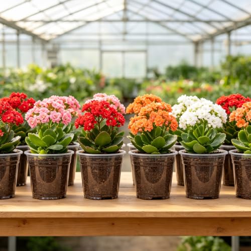JERIA 30 Pack 6 Inch Clear Nursery Pots with Drainage Holes, Clear Plant Pot for Planting, Transparent Plastic Plant Pots,Durable Seed Starting Pot for Succulents - size: 6Inch-30Pack