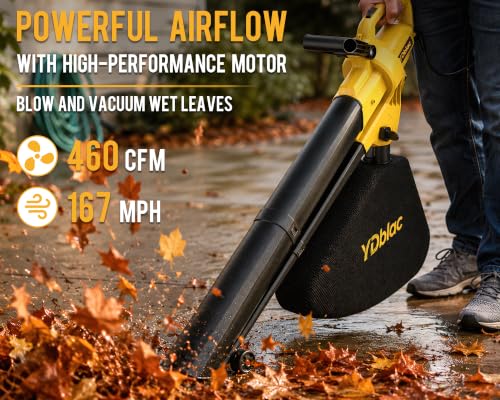 3-in-1 Corded Electric Leaf Blower Vacuum Mulcher