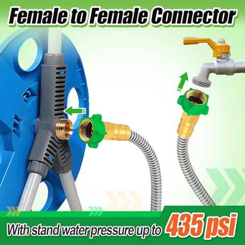 3ft Short Leader Hose with Double Female Connectors