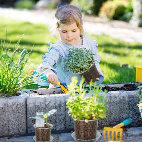 FUIJOL 4/5/6/7 Inch Clear Nursery Pots for Plants with Sacuers 20 Pack, Plastic Flower Pots with Drainage Holes, Variety Pack Seedlings Garden Pot for Indoor Outdoor (4+5+6+7 inch) - size: 4+5+6+7 inch