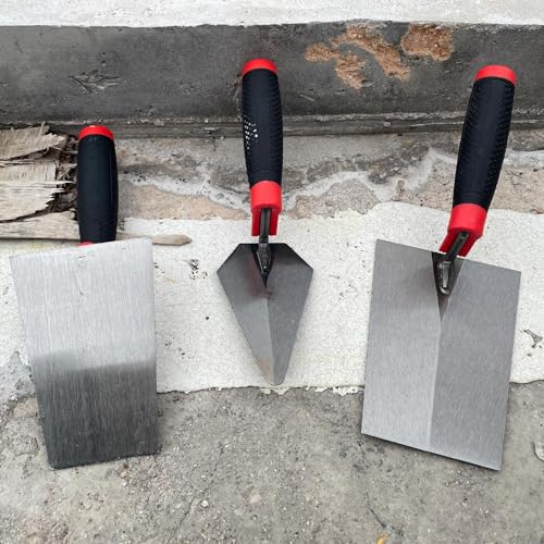 3 Pack Masonry Hand Tool Set, Brick Pointing&Bucket Margin Trowel - size: Multi-size,3 Pack