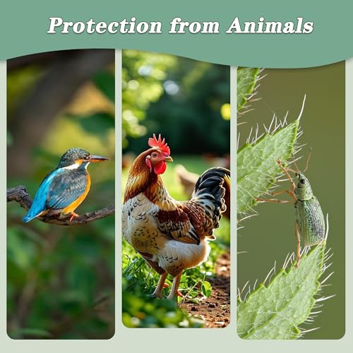 75% Shade Plant Protection Cover for All Seasons, 4.3 * 4.3 * 3 FT Heavy-Duty Garden Tent with Zipper Door, Protect Plants from Sun, Wind, Animals for Summer Shade - color: Sun