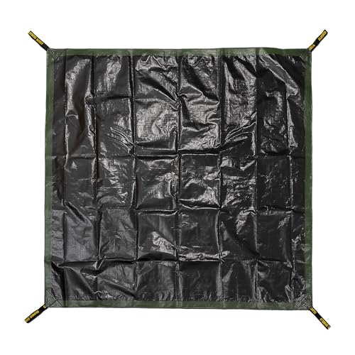 GUARD SHIELD Leaf Tarp with Handles, 6x6 Feet (2 Pack) Tarps for Leaves, Heavy Duty Waterproof Tarps for Leaf Cleanup, Waste Debris Removal. - size: 6x6 Feet (2-Pack)