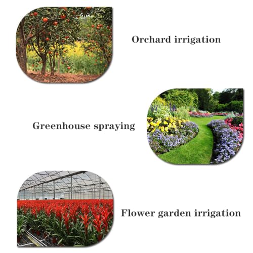 QRITY 1/2 Inch Drip Irrigation Fittings Lock Barbed Straight Connectors - size: C