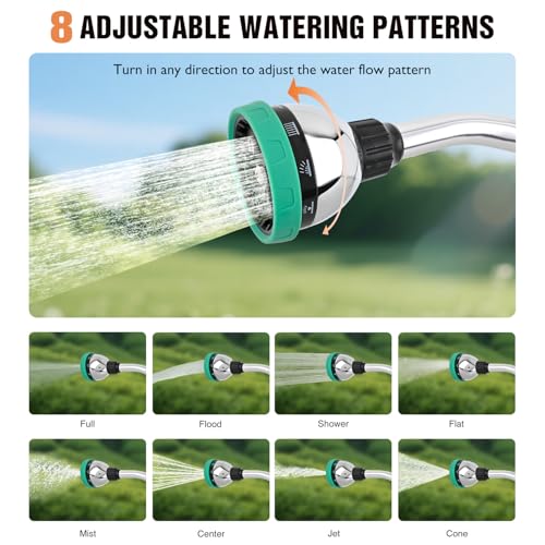 Yesker 19-Inch Watering Wand for Garden Hose, Long Hose Nozzle Sprayer - size: 19 Inch Standard