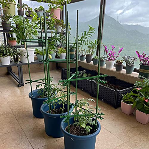 4Feet 48inch Garden Stakes Sturdy Plant Sticks Support Tomato Stakes for Vegetable,Pack of 20 - size: 4Ft-20 Pcs