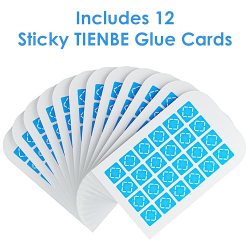 12 Pack Magnetism Glue Cards TIENBE Indoor Plug-in Fly Trap Refill Pack for TIENBE Indoor Fly Trap - color: White, size: 12 Glue Cards