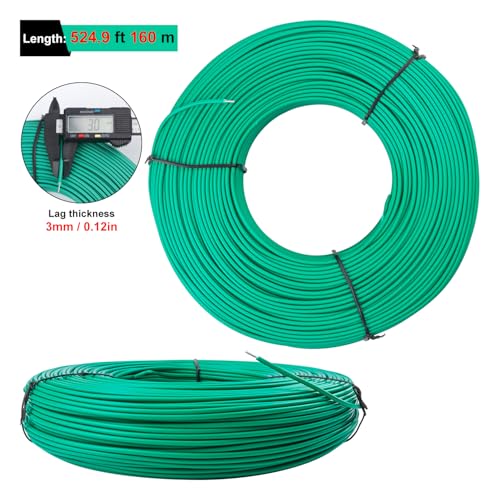 525 ft Plant Twist Ties, Soft TPR Garden Twist Ties for Outdoor Plants, Climbing Plants, and Tomato Support, Durable, Reusable, and Easy to Use
