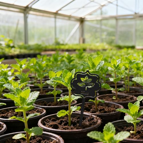CUTHOLLOW 8PCS Herb Garden Markers, Metal Herb Labels - style: Herbs