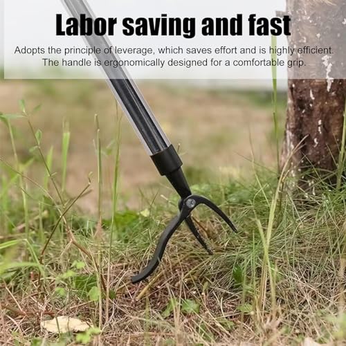 banapoy Long Handle Weed Puller, Garden Stand Up Weed Puller Tool, Weeder Puller Tool Claw Root Remover for Lawn Care Yard Without Bending, Easy Installation, banapoyb6qgsr2my7
