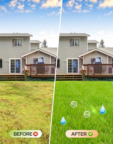 Sakerplus Aerator Lawn Tool, Hand Metal Spike Lawn Aerator (Black Handle) - color: Black Handle