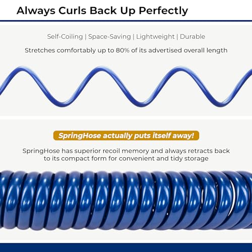 SpringHose RV Quick Connect Water Hose, 3/8-in x 25-ft - size: 25-Foot