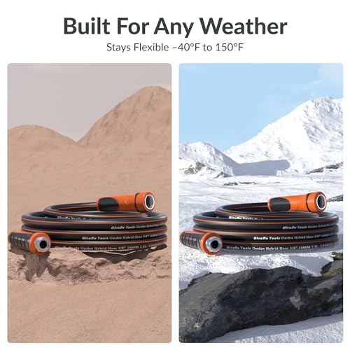Giraffe Tools Garden Hose 5/8", 15ft Short Leader Hose - size: 15FT Female to Female