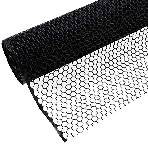 Tenax Poultry Fence 72120346 , 4' X 50', Black - color: Black, size: 4-ft x 50-ft