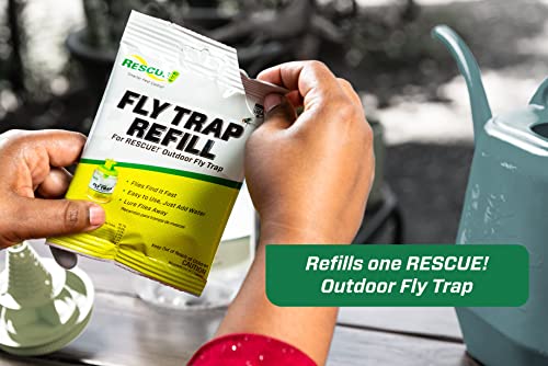 RESCUE! Reusable Fly Trap Bait Refill – Outdoor Use - style: Refill