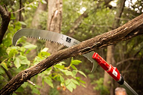 EZ Kut Professional Pole Saw 20’ Extendable - Manual Pole Saw for Tree Trimming. Branch Cutter with Double Hook for Branch Removal - Best Tree Pruner. Tree trimmer pole saw. Since 1988 - size: 20 ft