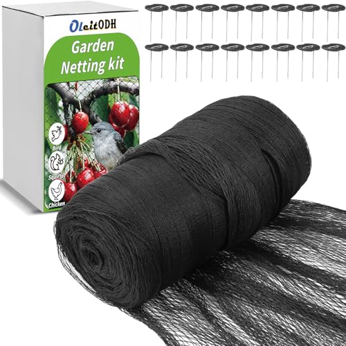 Garden Mesh Netting 20x30 FT Heavy Duty Garden Bird Net Mesh Pest Barrier Reusable Ultra Fine Deer Fence Netting Crops Row Cover Raised Bed Protect Fruits Flower Vegetables from Bird Deer Squirrel - size: 20x30ft