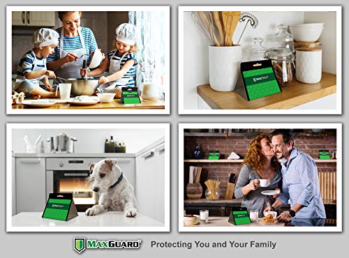MaxGuard Pantry Moth Traps (24 Pack) with Extra Strength Pheromones | Non-Toxic Sticky Glue Trap for Food and Cupboard Moths in Your Kitchen | Trap and Kill Seed Grain Flour Meal Moths Pests |