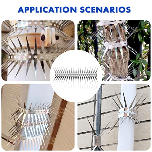 Bird Spikes, 20 Inch, Stainless Steel Fence Spikes - size: 20 inch