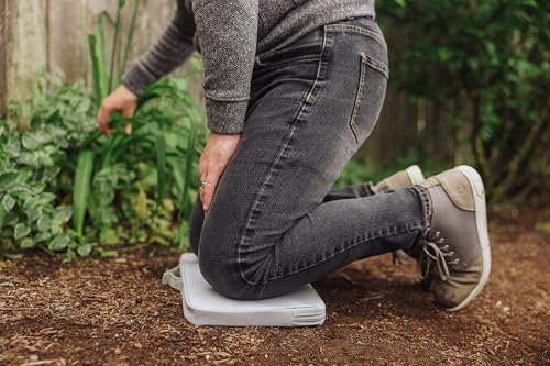 PICNIC TIME Gardening Kneeling Pad, Extra Thick Kneeling Pad, Large and Durable Garden Kneeler Foam with Carrying Handle, Lightweight Soft Foam Cushioning for Knee, Water Resistant, (Fog Gray)