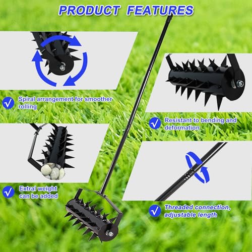 Wechoice Rolling Lawn Aerator
