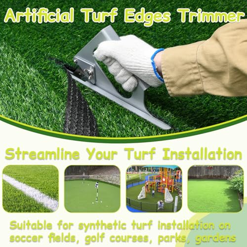 TOPOWN Artificial Grass Edges Cutter, Artificial Turf Cutter Tool