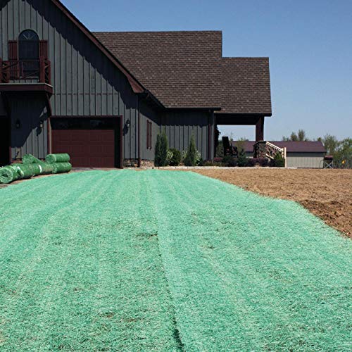 Dewitt Single Net Excelsior Erosion Blanket, Green, 4 x 112.5 Feet, 5-Pack - size: 5 Rolls