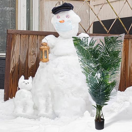 6 Pcs Winter Plant Covers Freeze Protection, 15.7 x 27.6 Inch - size: 15.7 x 27.6 Inch