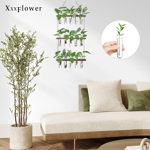 XXXFLOWER Glass Propagation Stations Accessories 4 Tube Vases - size: Size B