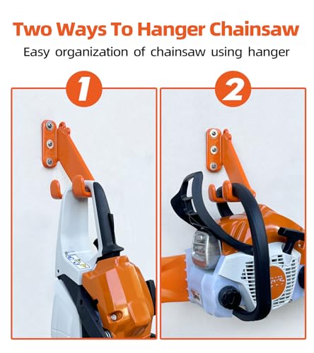 Chainsaw Hanger, 1 Pack Chainsaw Holder Wall Mount, Chain Saw Storage Rack - color: 1 Pack