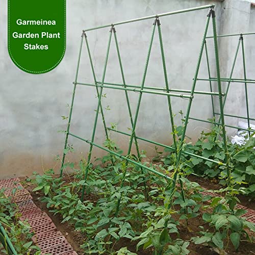 Garden Stakes, 30 Inch 2.5Ft Steel Plant Tomato Stakes, 25 Pack - size: 30 inch