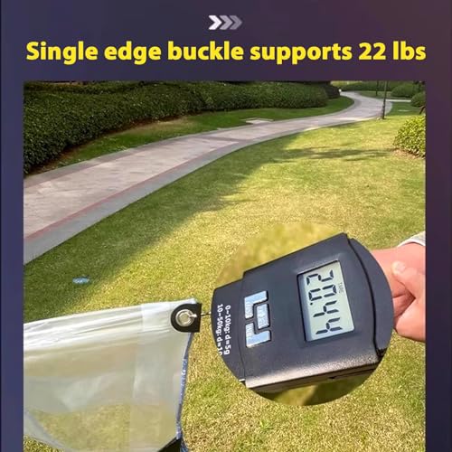 Clear Tarp 6x8 FT, Clear tarps Heavy Duty Waterproof, 8 Mil Vinyl Tarp with Metal Grommets, UV & Tear Resistant, Camping, Patio, Rain or Sun Shelter, Cars, Tarpaulin Home Garden Outdoor Use - size: 6 x 8 FT