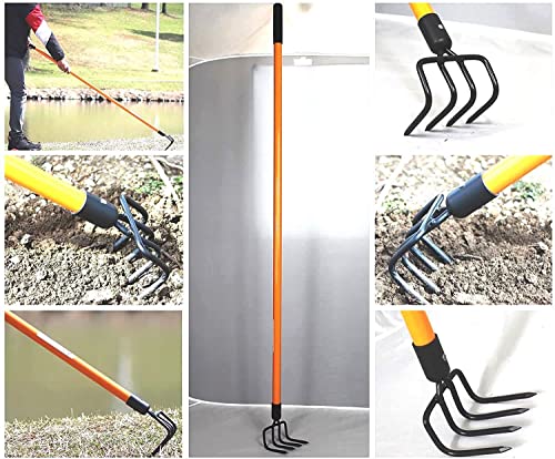Ashman Garden Cultivator (6 Pack)– Sturdy Hand Tiller/Cultivator – Heavy Duty Blade for Digging, Loosening Soil and Weeding – Rubber Grip Handle for a Strong Hold – Rust Resistant. - size: 6 Pack