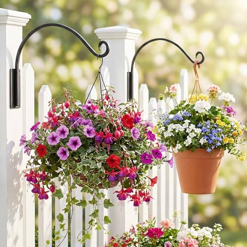 Heavy Duty Plant Hanger Bracket: 16 Inch 2 Pack Hanging Plant Bracket - size: 1A-16" 2PCs