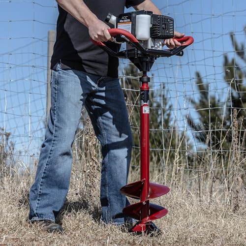 Earthquake 44399, 1-Person Earth Auger Powerhead, 43cc 2-Cycle Viper Engine, Torque Reduction and Transport Accessory Compatible, 30:1 Transmission, Splined Output Shaft, 5 Year Quality Guarantee - style: Earth Auger Powerhead