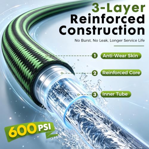 Aterr 25FT Lightweight Burst-Proof Garden Hose
