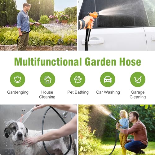 Short Garden Hose 1 ft, Flexible and Durable, Leak-Free Connections - size: 1ft Female to Female