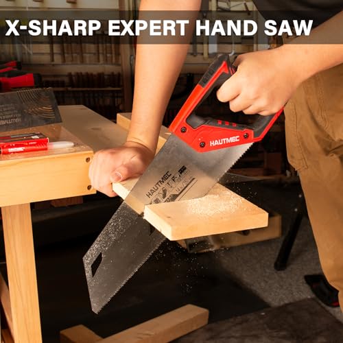 HAUTMEC Pro 14 Inch Hand Saw, 12 TPI Fine Tooth for Wood Cutting - style: Pro 14"