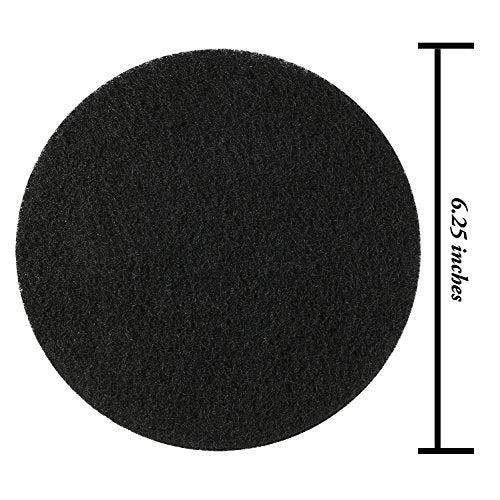 Resinta 6 Compost Bin Filters - Activated Carbon Compost Bin Replacement Filters (6.25 Inches)