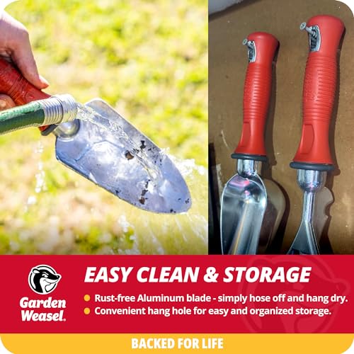 Garden Weasel Heavy Duty Trowel for Planting Digging Cultivating