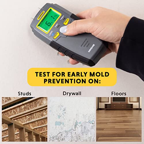 General Tools MMD4E Moisture Meter for Wood, Walls & Water Leak Detection - size: Pin Type