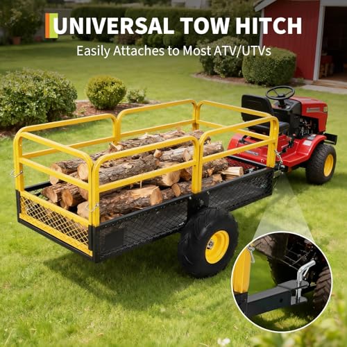 1500 Lb Tow-Behind Dump Garden Cart Trailer