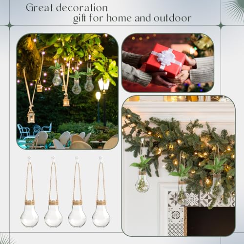 Baderke 12 Sets 3.15" Plastic Window Propagation Stations Hanging Propagation Vases Plant Test Tubes with Suction Cup & Traceless Nail & Brush Clear Wall Jars for Office Home Garden Decor Lover Gift - size: 3.15" H x 2.09" W