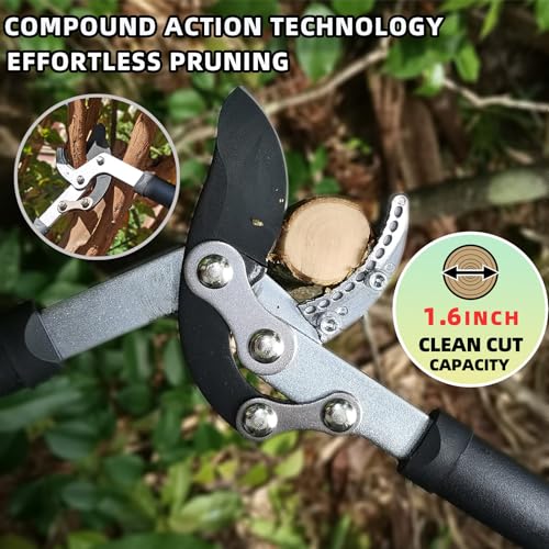 YRTSH Loppers for Tree Trimming Heavy Duty Branch Cutter, 1.6" Cut Capacity - style: Lopper 18 Inch