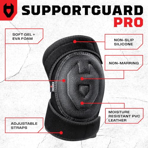 NoCry Gel Knee Pads for Men and Women with Soft Foam Cushion — Waterproof Anti-Slip Cap and Easy to Use, Adjustable Non-Slip Straps — Durable, Lightweight Design — Perfect for Gardening Work - style: Gel & Foam